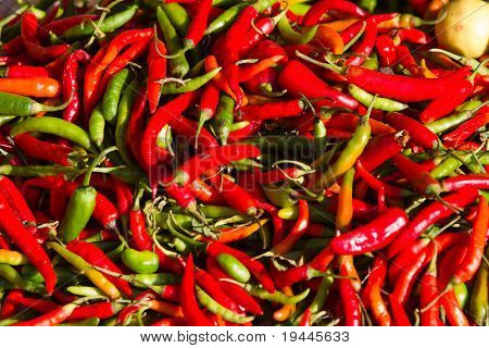 Chili textuur