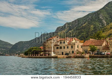 View Of Bay Of Kotor Near Prcanj