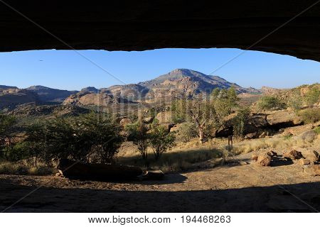 Phillip's Cave At Ameib, Erongo Mountains, Namibia