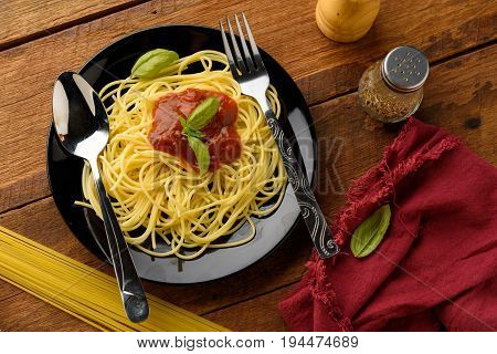 basil; cheese; cherry tomatoes; cooking; eating food; food; garlic; gastronomy; good; health; healthy; ingredients; italian cuisine; juice; meal; mortar; olive oil; parmesan; parmesan cheese; pasta; pasta with tomato sauce; preparation; raw vegetables; sa