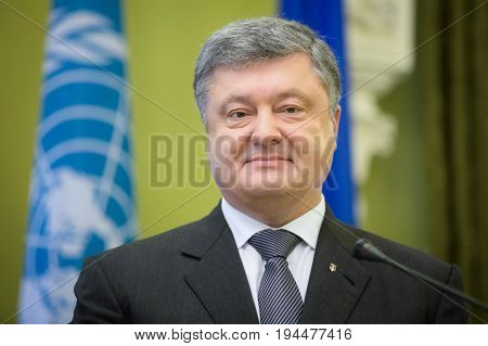 President Of Ukraine Petro Poroshenko