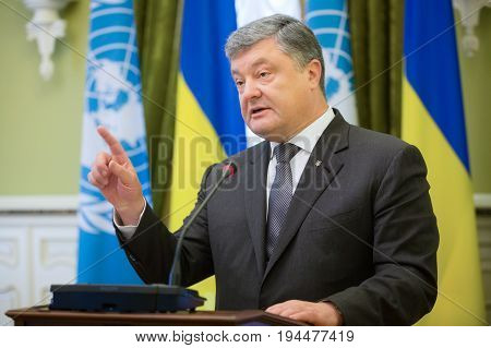 President Of Ukraine Petro Poroshenko