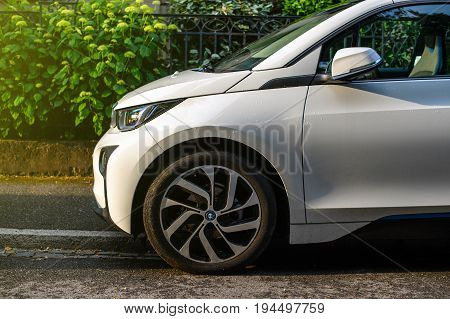 Bmw I1 Parked In French City Street