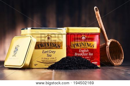 Boxes Of Twinings Tea