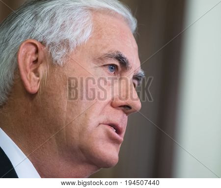 Us Secretary Of State Rex Tillerson