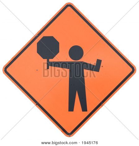Flagman Ahead