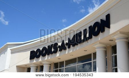 PERRYSBURG OH - JUN 25: A Books-A-Million store in Perrysburg OH is shown here on June 25 2017. There are 260 Books-A-Million stores.