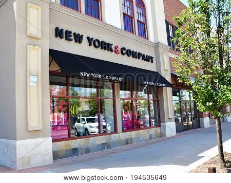 PERRYSBURG OH - JUN 25: The New York & Company store in Perrysburg OH is shown here on June 25 2017.