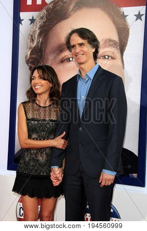 LOS ANGELES - AUG 2:  Susanna Hoffs, Jay Roach at the 