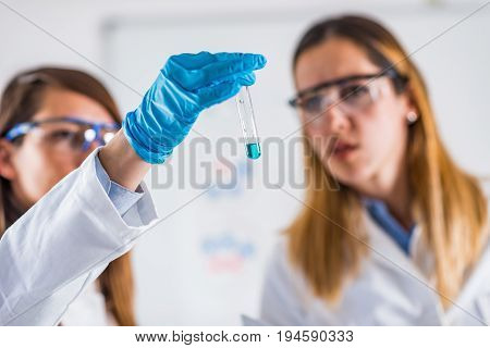 Scientific Research In The Lab, Two People
