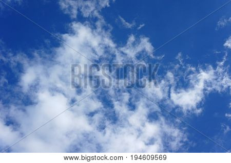 cloud and blue sky background in summer