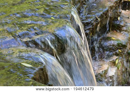 A waterfall at Nerstrand Big Woods State Park in Minnesota