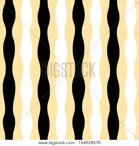Abstract vertical waves. Seamless background. Vector illustration