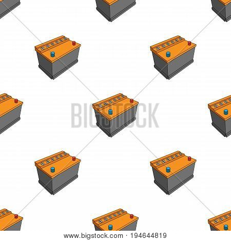 For automobile battery.Car single icon in cartoon style vector symbol stock illustration .