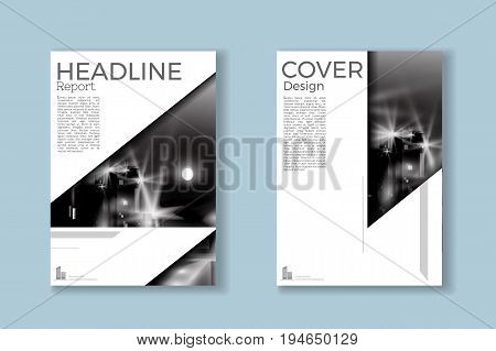 modern cover Brochure template design annual report magazine and flyer layou a4 Vector