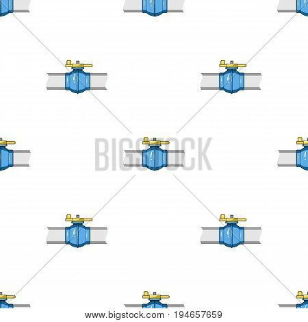 Pipeline shutter.Oil single icon in cartoon style vector symbol stock illustration .