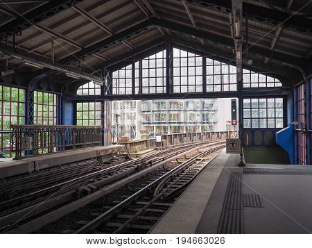 S Bahn (s Train) In Hamburg