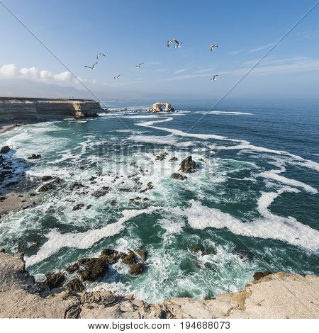 Portada (arch) Rock Formation, Chilean Coastline, La Portada National Reserve, Antofagasta, Chile