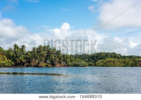 Jungle Village In The Delta Of Rio Verde, Ecuador