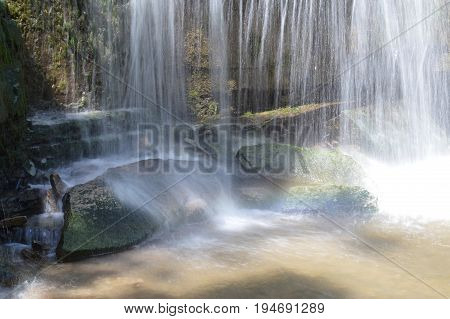 A waterfall at Nerstrand Big Woods State Park in Minnesota