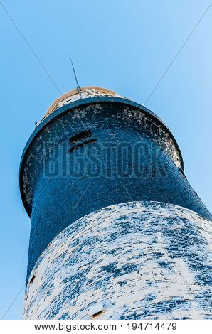 Lighthouse, view looking straight up from base