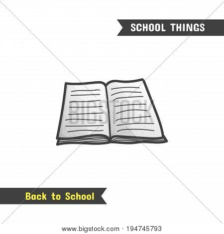 Back To School Supplies, Hand Drawn Icon