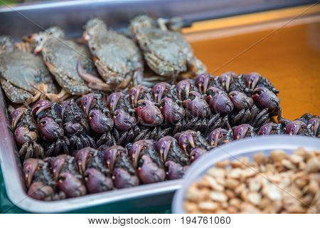 Salted Crab At Thai Street Food Market