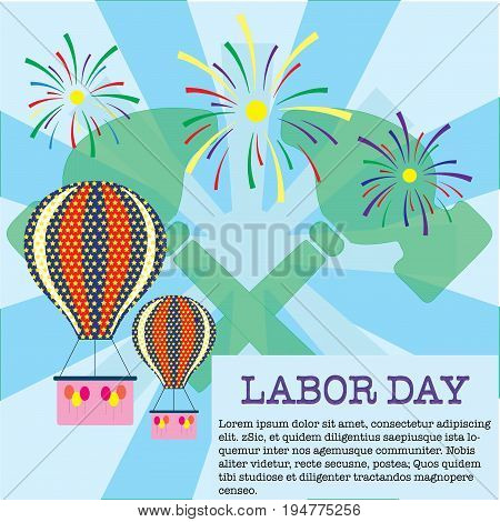 Labor Day a national holiday of the United States love of the homeland and traditions of its people