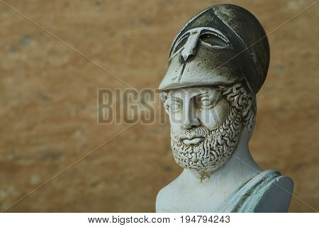 Statue of the ancient Athens statesman Pericles..