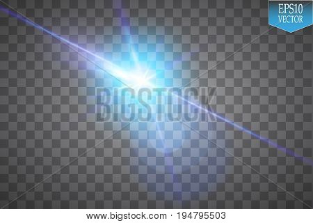 Creative concept Vector set of glow light effect stars bursts with sparkles isolated on black background. For illustration template art design, banner for Christmas celebrate, magic flash energy ray
