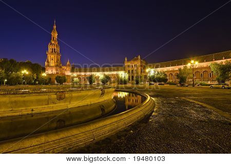 Plaza de Espana, Sevilla, Spagna