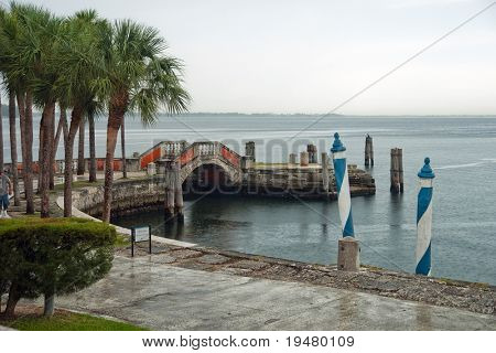 Puente en el Parque de Villa Viscaya, Miami, Florida