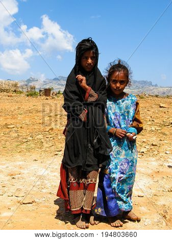 Portrait of Soqotri Al-Mahrah tribe women - 10-11-2009 Socotra island Yemen