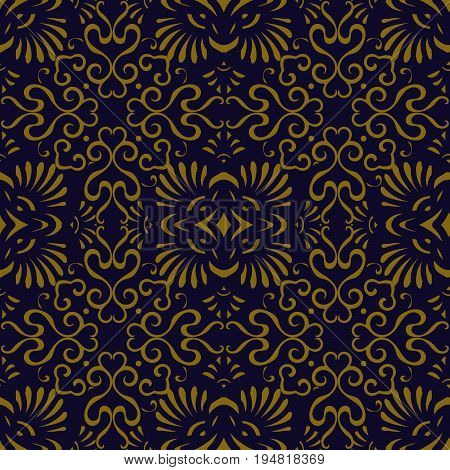 Antique Seamless Background Spiral Curve Fan Cross