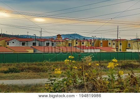 Outskirt middle class condominium houses at Guayaquil Ecuador