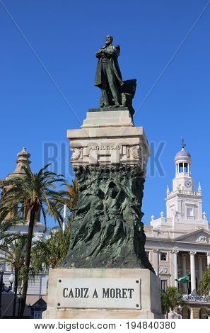 The Cadiz a Moret Sculpture in Cadiz, Spain