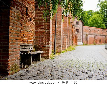 A beautiful place for walking and relaxing in the old town of Memmingen Germany.