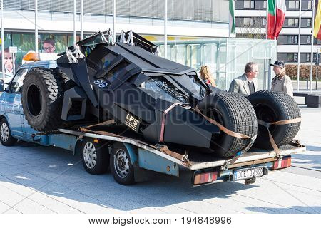 STUTTGART GERMANY - MARCH 18 2016: Custom car 