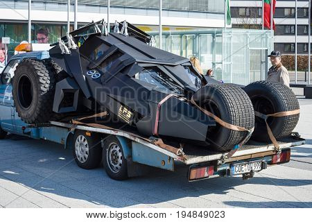 STUTTGART GERMANY - MARCH 18 2016: Custom car 