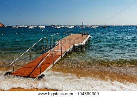 Floating Dock In Tossa De Mar