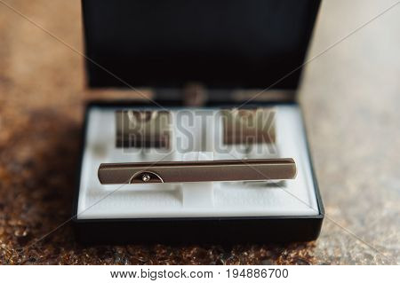 Groom's Cufflinks In A Box