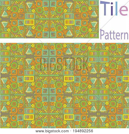 Vector Seamless Black and White Retro 80's Jumble Geometric Line Shapes Hipster Pattern Abstract Background with colors and shapes