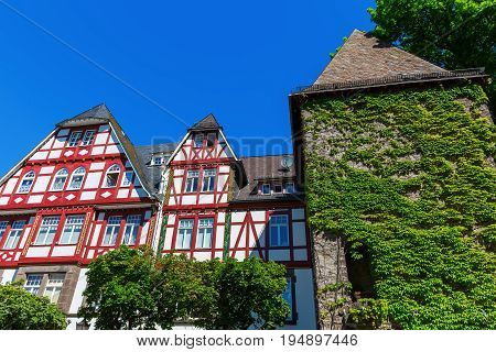 Old Half-timbered House In Herborn, Germany