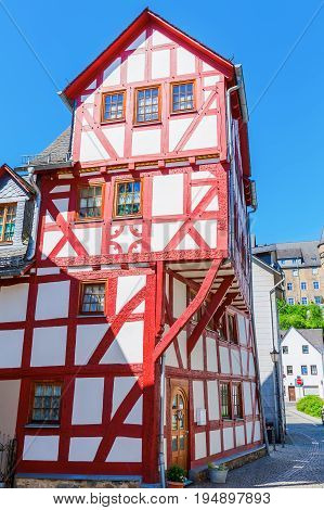 Old Half-timbered House In Herborn, Germany