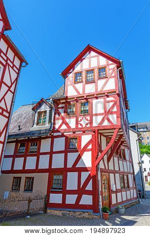 Old Half-timbered House In Herborn, Germany