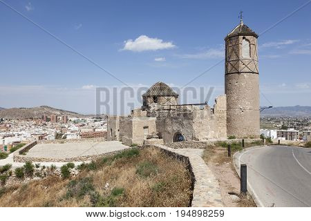 Old abandoned church in the city of Lorca. Province of Murcia Spain