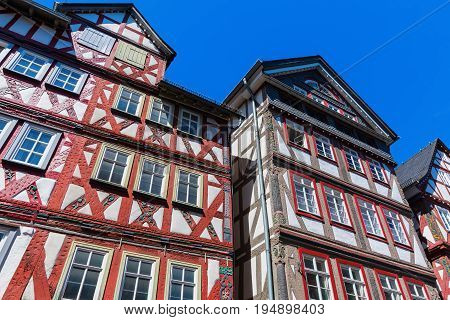 Half-timbered Houses In Herborn, Germany