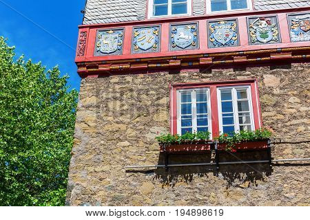 Historical City Hall Of Herborn, Germany