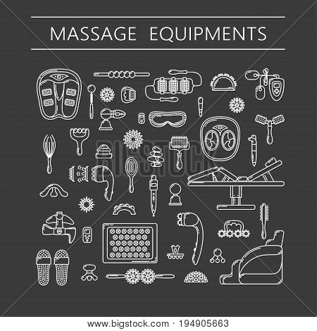 Massage Appliance - Icon Set