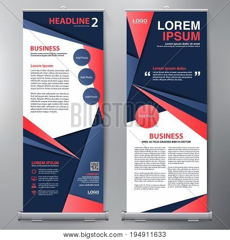 Business Roll Up. Standee Design. Banner Template.